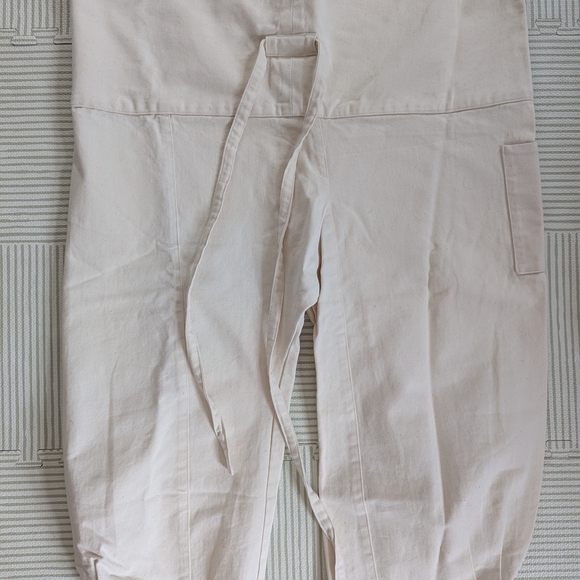 STATE White Canvas Wrap pants - Picture 2 of 4